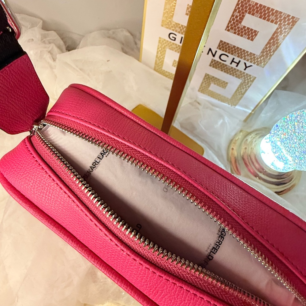 NWT Karl Lagerfeld Pink Crossbody Bag with matching coin purse - Picture 8 of 14